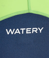 Watery UV wetsuit for kids - Calypso Long Sleeve - Atlantic Green