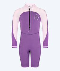 Watery UV wetsuit for kids - Calypso Long Sleeved - Atlantic Purple