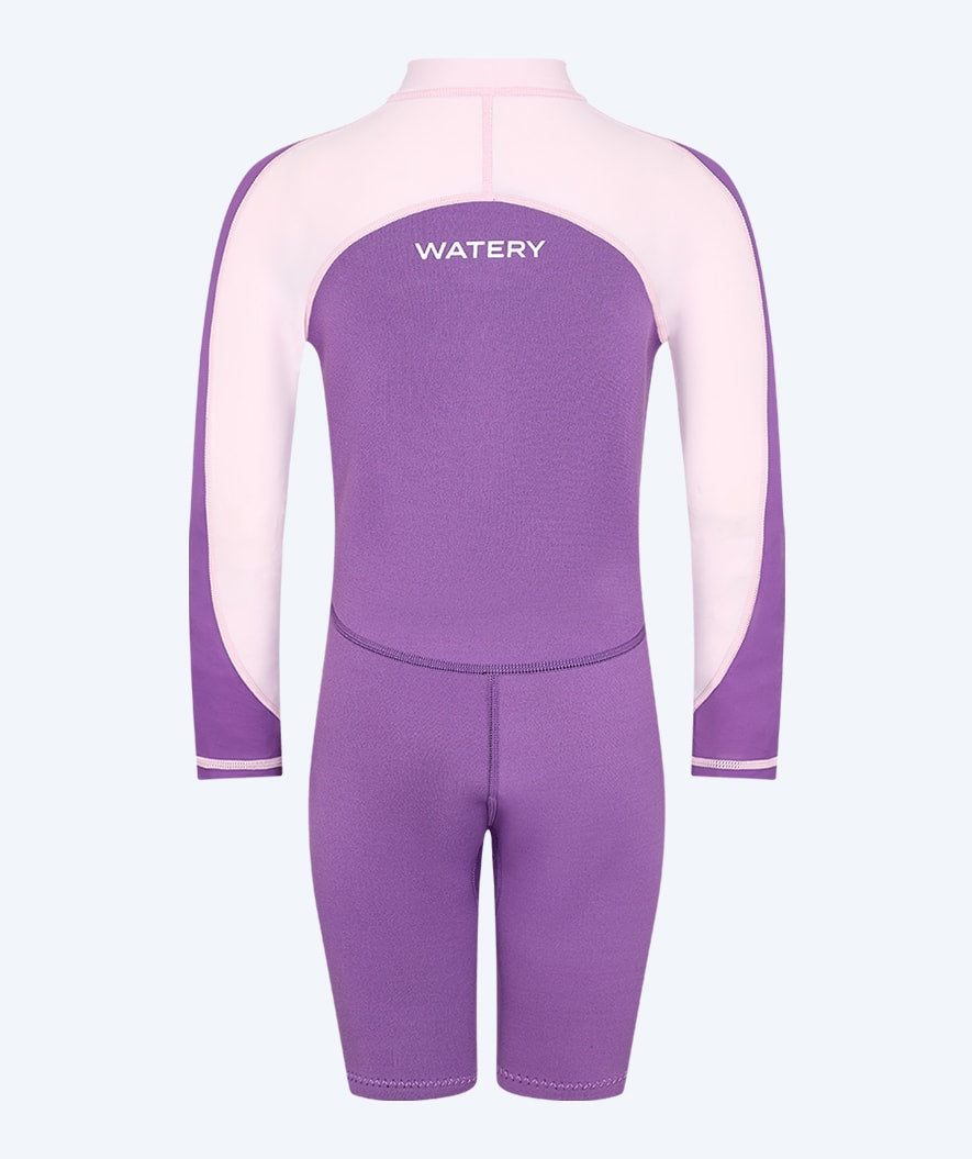 Watery UV wetsuit for kids - Calypso Long Sleeved - Atlantic Purple