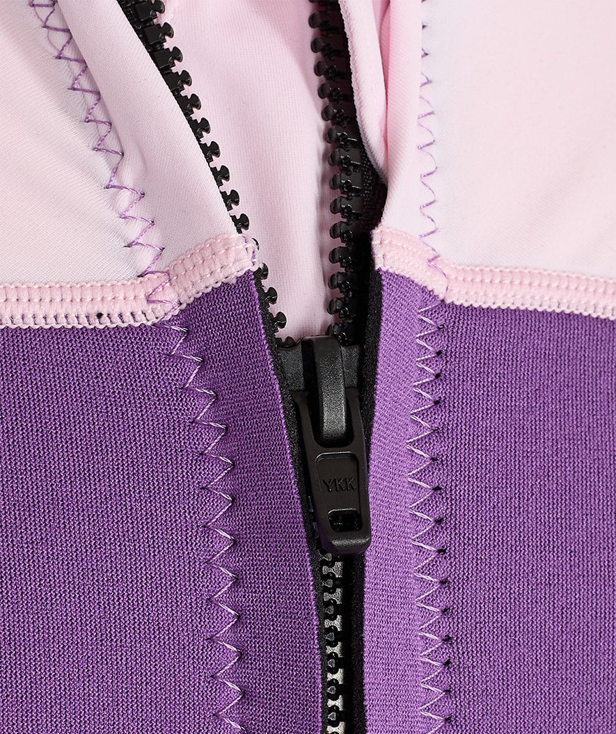 Watery UV wetsuit for kids - Calypso Long Sleeved - Atlantic Purple