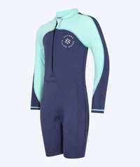 Watery UV wetsuit for kids - Calypso Long Sleeve - Atlantic Turquoise