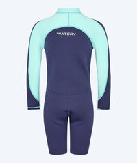 Watery UV wetsuit for kids - Calypso Long Sleeve - Atlantic Turquoise