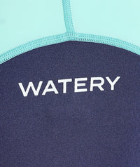 Watery UV wetsuit for kids - Calypso Long Sleeve - Atlantic Turquoise