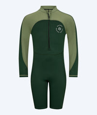 Watery UV wetsuit for kids - Calypso Long Sleeve - Green/light green
