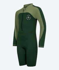 Watery UV wetsuit for kids - Calypso Long Sleeve - Green/light green