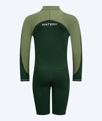 Watery UV wetsuit for kids - Calypso Long Sleeve - Green/light green