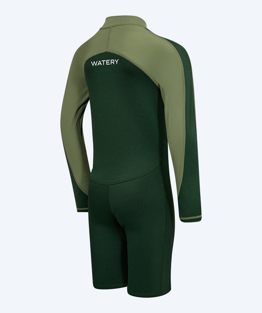 Watery UV wetsuit for kids - Calypso Long Sleeve - Green/light green