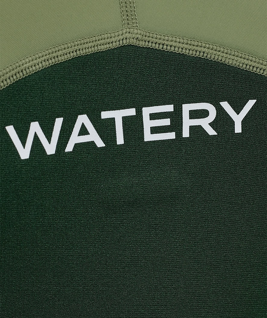 Watery UV wetsuit for kids - Calypso Long Sleeve - Green/light green