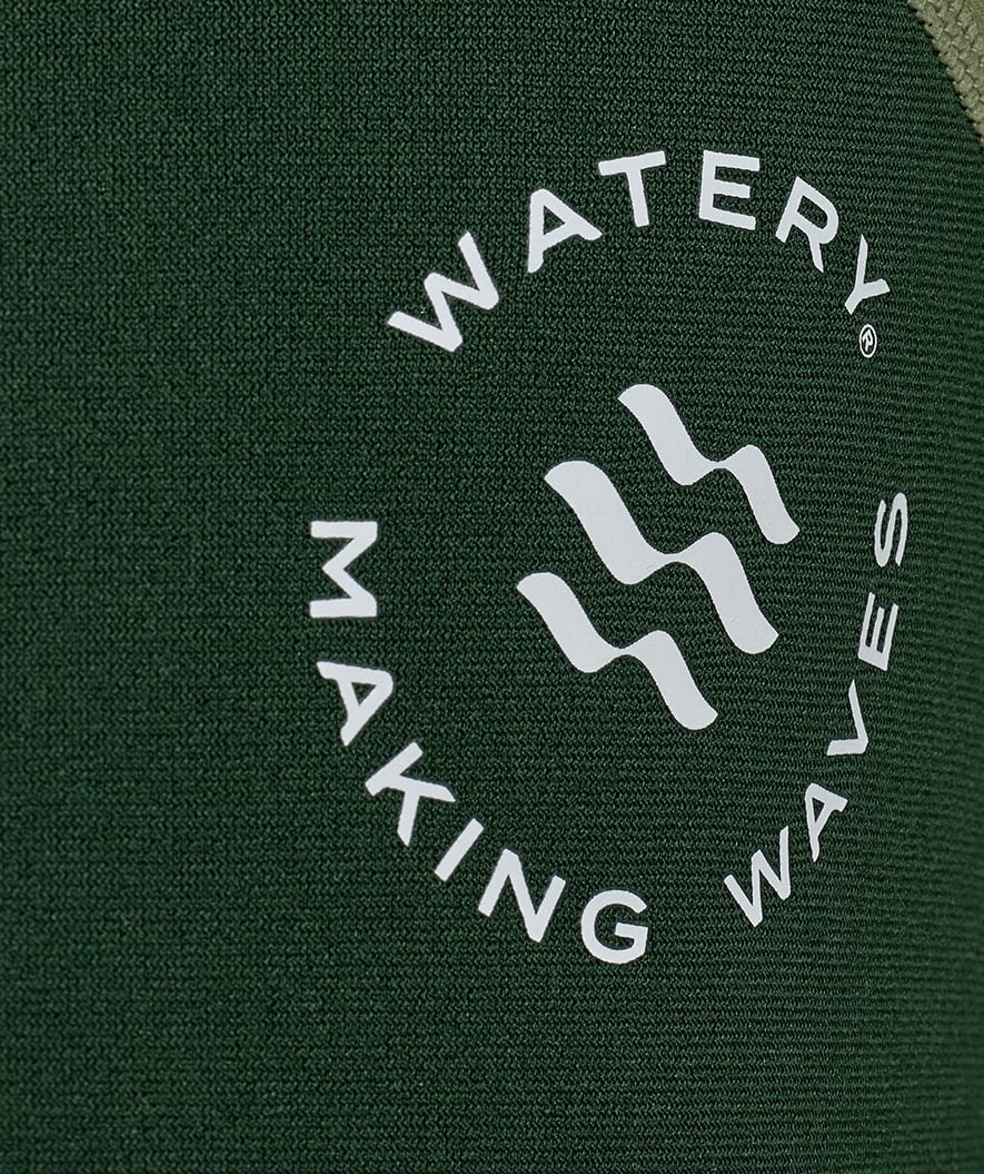Watery UV wetsuit for kids - Calypso Long Sleeve - Green/light green