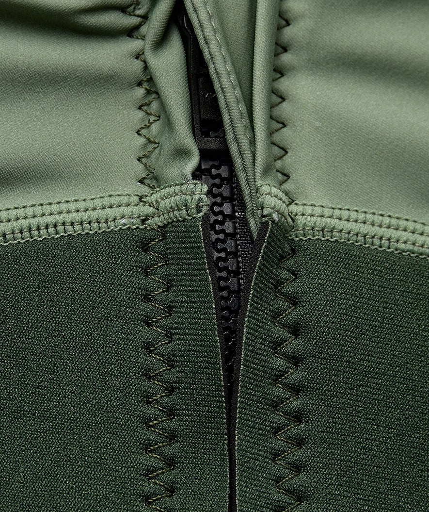 Watery UV wetsuit for kids - Calypso Shorty - Green/light green