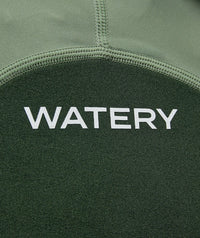 Watery UV wetsuit for kids - Calypso Shorty - Green/light green