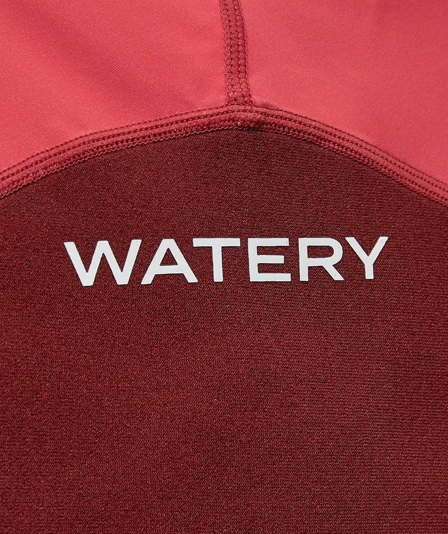 Watery UV wetsuit for kids - Calypso Shorty - Red/pink