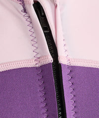 Watery UV wetsuit for kids - Calypso Shorty - Atlantic Purple