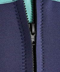 Watery UV wetsuit for kids - Calypso Shorty - Atlantic Turquoise