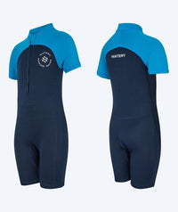 Watery UV wetsuit for kids - Calypso Shorty - Dark blue
