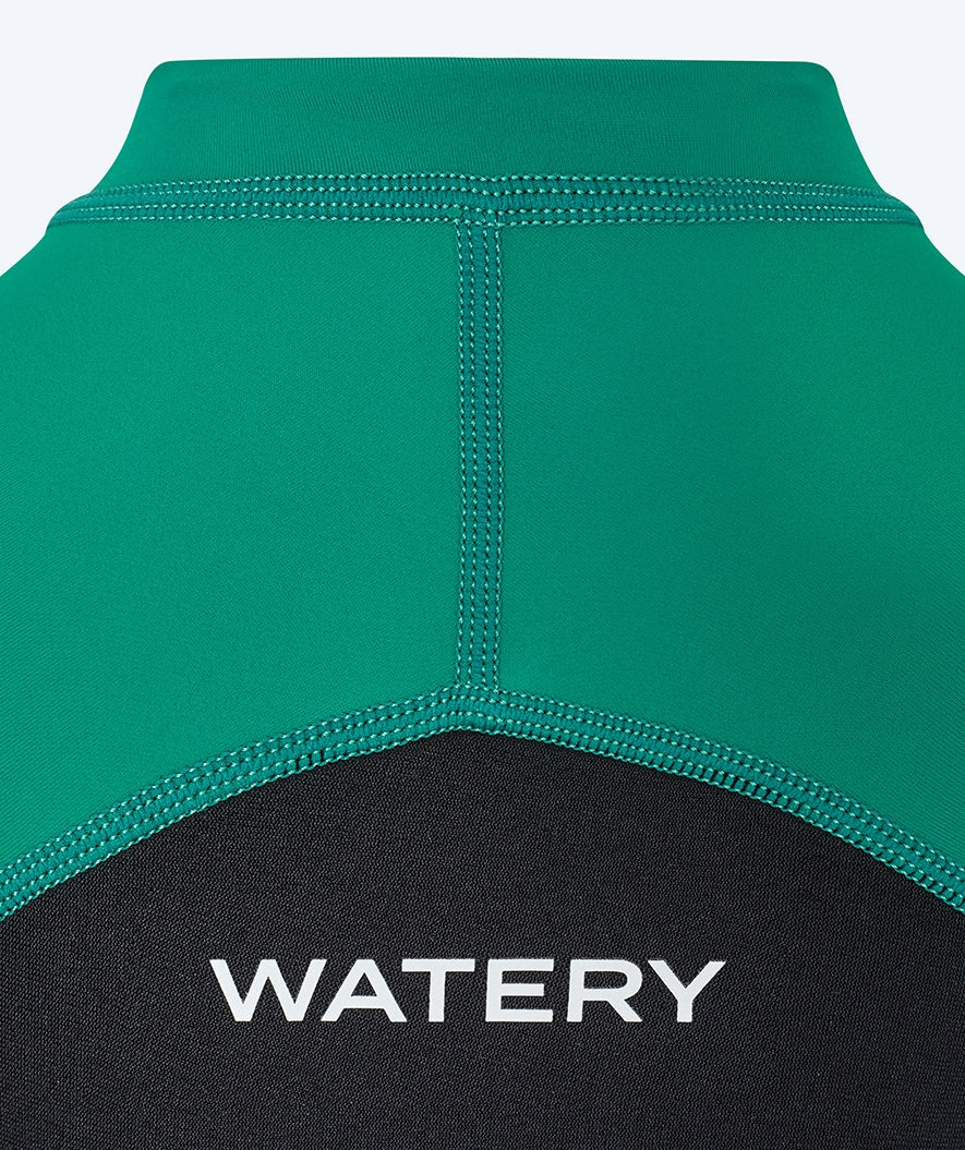 Watery UV wetsuit for kids - Calypso Shorty - Green/black