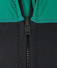 Watery UV wetsuit for kids - Calypso Shorty - Green/black