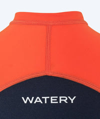 Watery UV wetsuit for kids - Calypso Shorty - Orange/blue