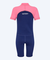 Watery UV wetsuit for kids - Calypso Shorty - Pink