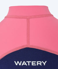 Watery UV wetsuit for kids - Calypso Shorty - Pink