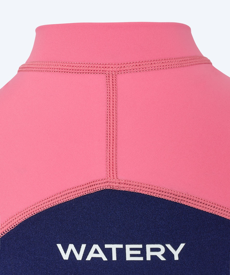 Watery UV wetsuit for kids - Calypso Shorty - Pink