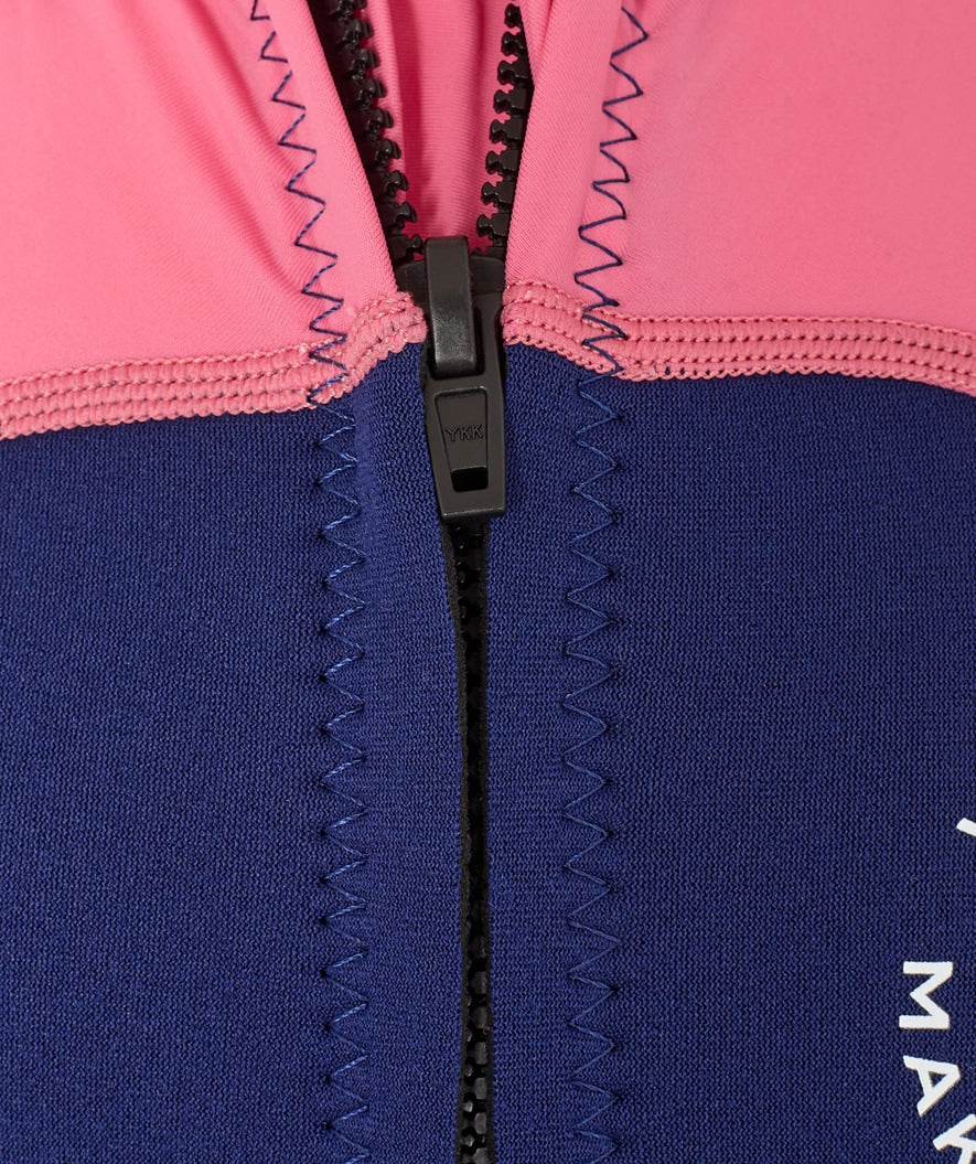 Watery UV wetsuit for kids - Calypso Shorty - Pink