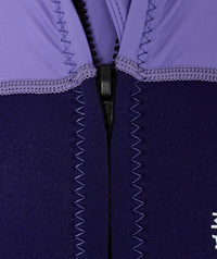 Watery UV wetsuit for kids - Calypso Shorty - Purple