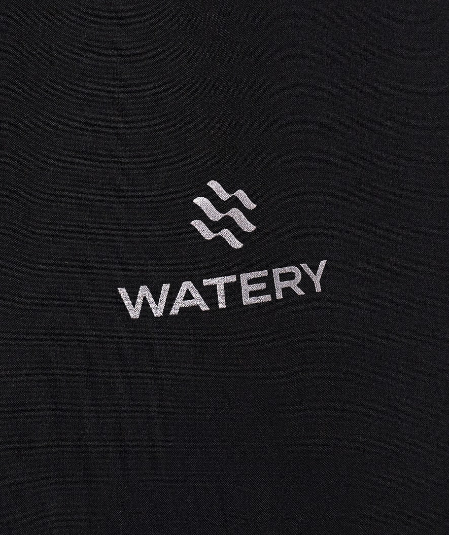 Watery swim shorts for women - Chilton - Black