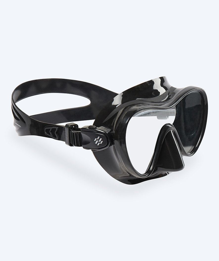 Watery diving mask for adults (from 12 years) - Cliff - Black
