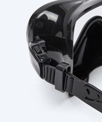 Watery snorkel set for adults - Fisher/Cliff - Black