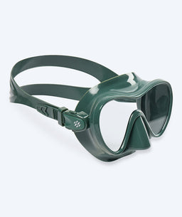 Watery diving mask for adults (from 12 years) - Cliff - Dark green