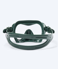 Watery diving mask for adults (from 12 years) - Cliff - Dark green