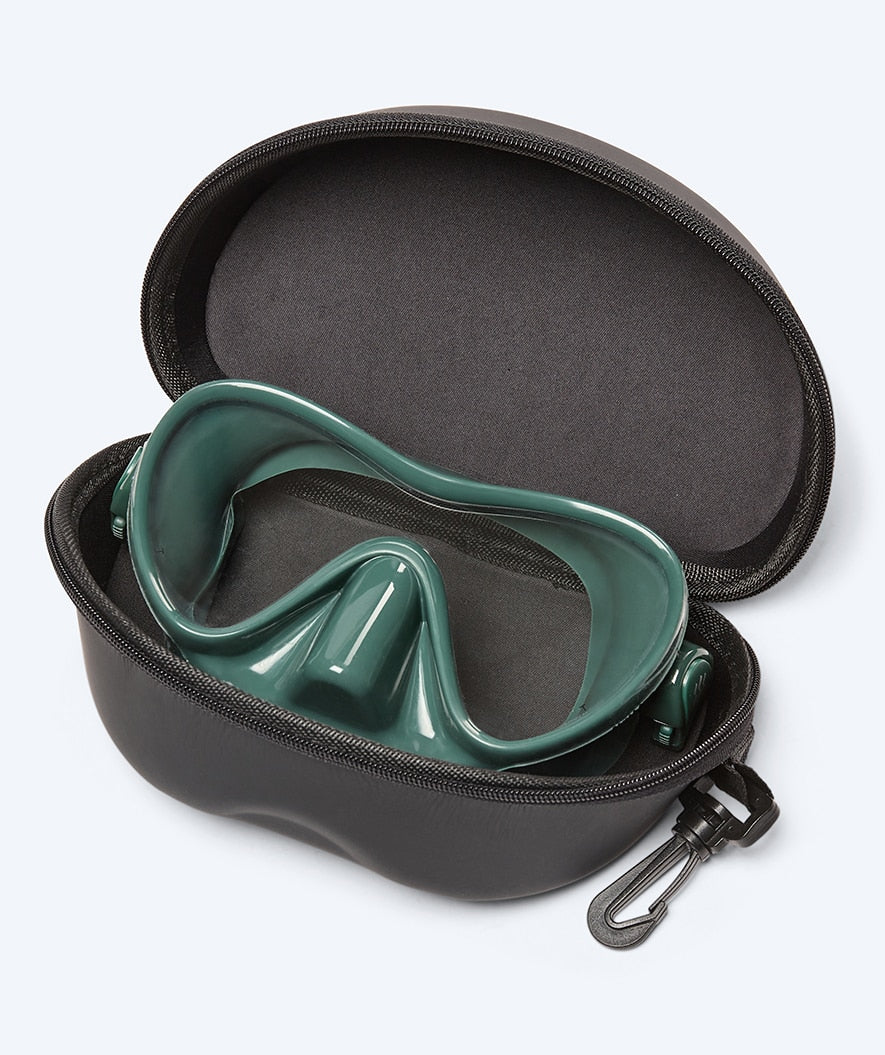 Watery diving mask for adults (from 12 years) - Cliff - Dark green