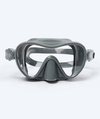 Watery diving mask for adults (from 12 years) - Cliff - Grey
