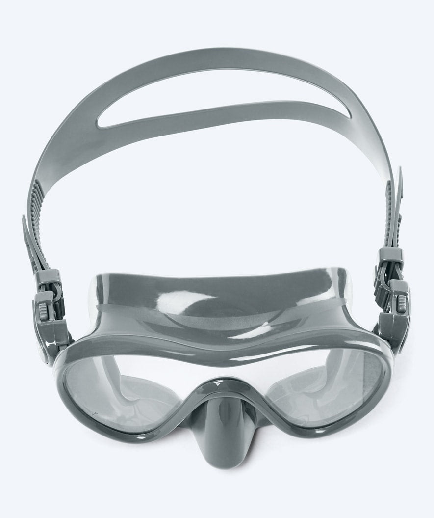 Watery diving mask for adults (from 12 years) - Cliff - Grey
