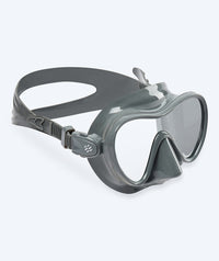 Watery diving mask for adults (from 12 years) - Cliff - Grey