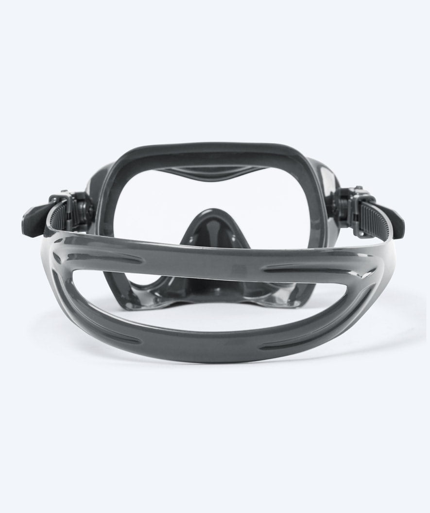 Watery diving mask for adults (from 12 years) - Cliff - Grey