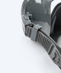 Watery diving mask for adults (from 12 years) - Cliff - Grey