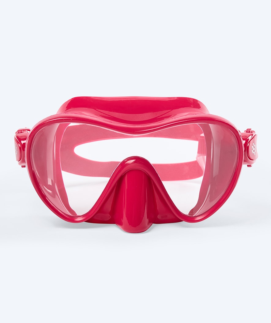 Watery diving mask for adults (from 12 years) - Cliff - Red