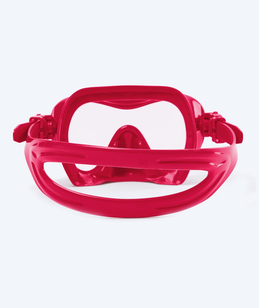Watery diving mask for adults (from 12 years) - Cliff - Red