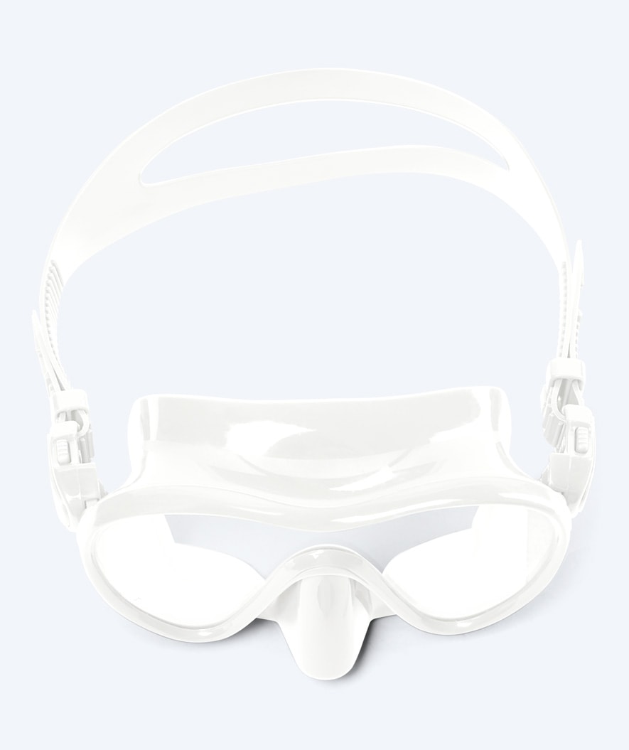 Watery diving mask for adults (from 12 years) - Cliff - White