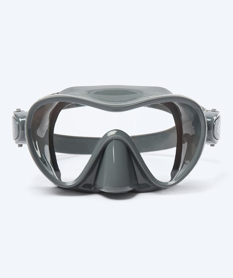 Watery diving mask for kids (4-12) - Cliff - Grey