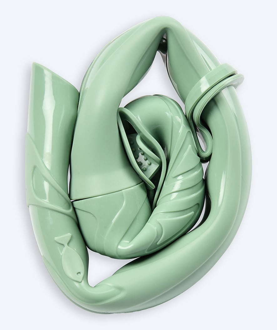 Watery snorkel for kids (4-12) - Cliff - Green