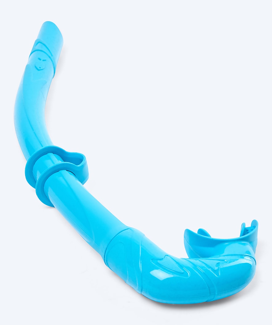 Watery snorkel for kids (4-12) - Cliff - Light blue