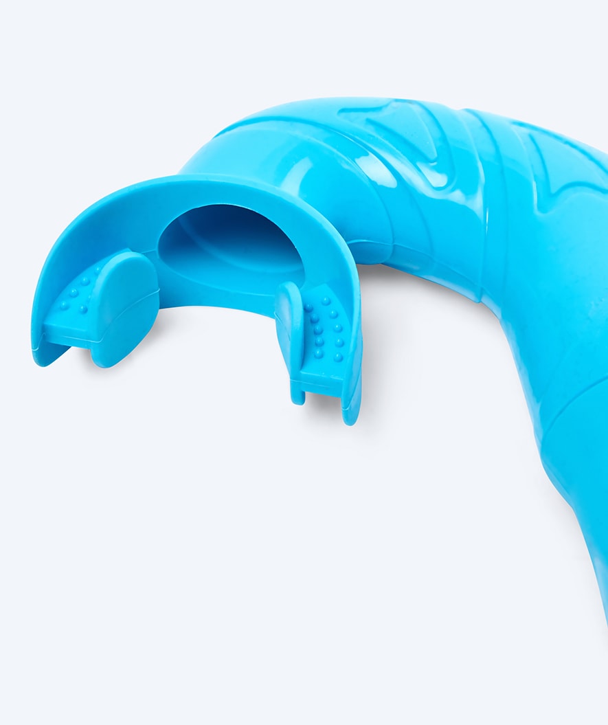 Watery snorkel for kids (4-12) - Cliff - Light blue