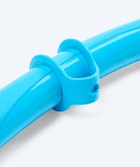 Watery snorkel for kids (4-12) - Cliff - Light blue