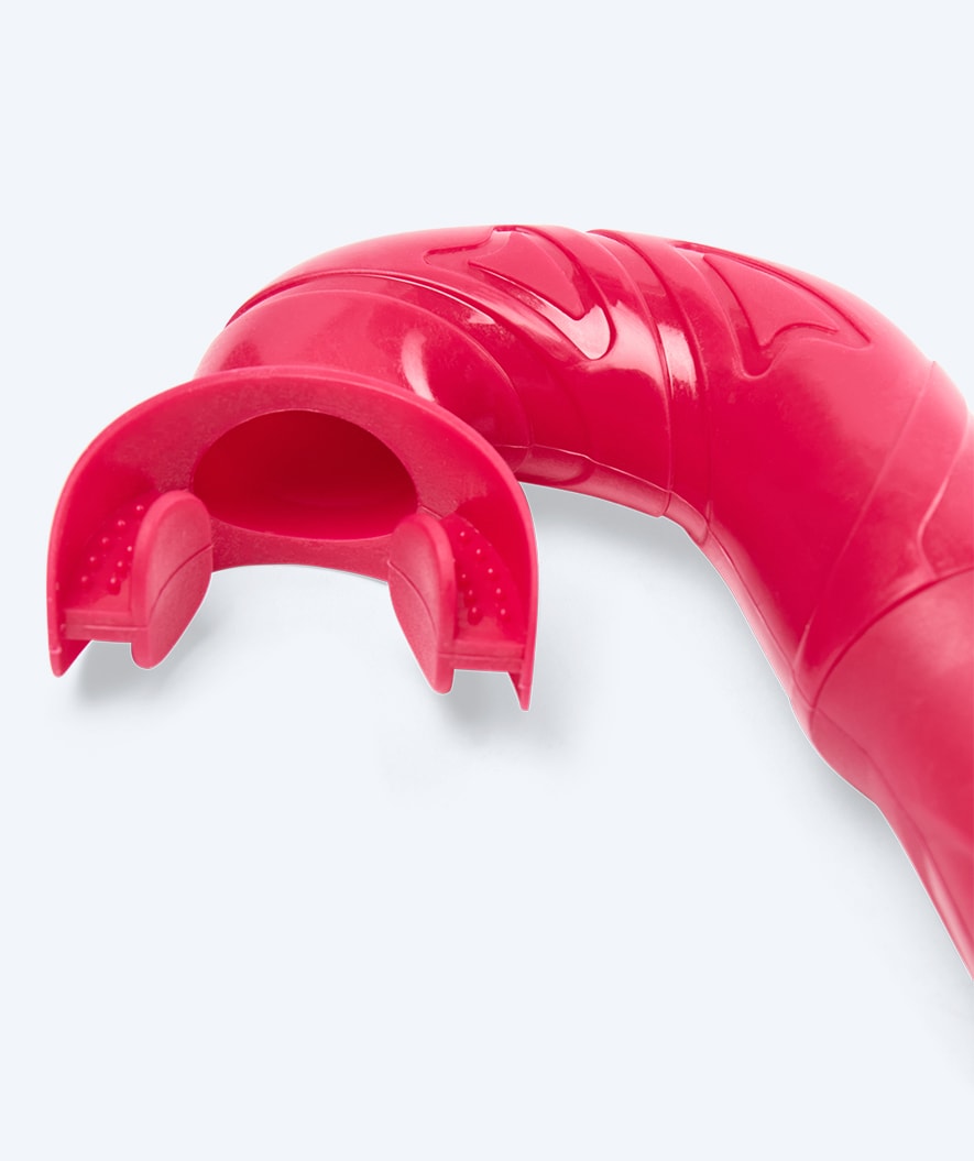 Watery snorkel for kids (4-12) - Cliff - Dark red