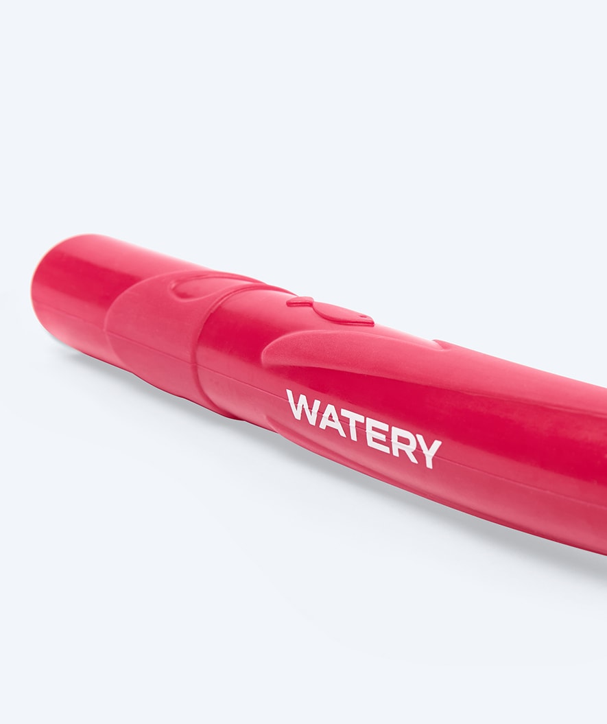 Watery snorkel for kids (4-12) - Cliff - Dark red