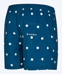 Watery swim shorts for men - Clifford Eco - Dark blue/white