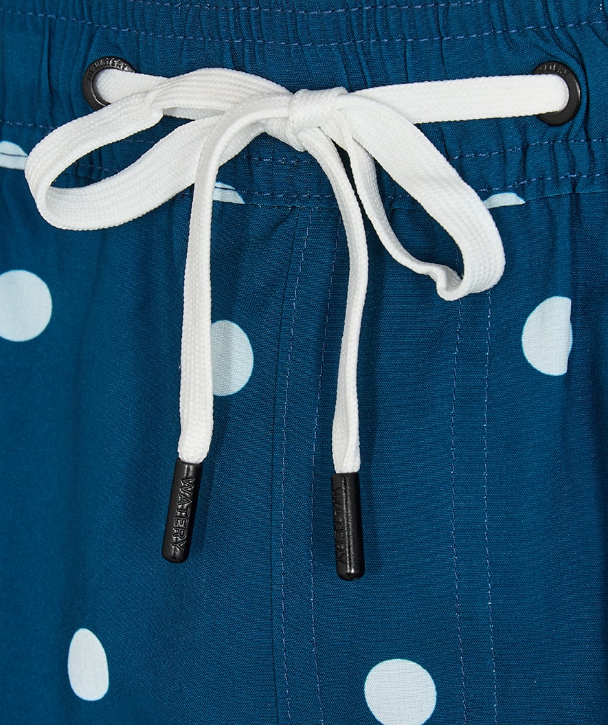 Watery swim shorts for men - Clifford Eco - Dark blue/white